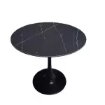 Mesa Tulip Neolith 100cm Negro