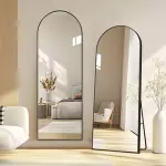 Espejo arco borde negro