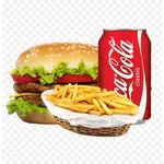 Trio X-Salada +Batata + Coca-Cola lata