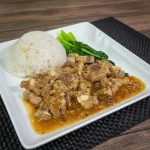 ARROZ CON COSTILLA AL VAPOR 快餐鼓汁蒸排骨饭