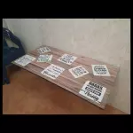 Comedor plegable de pared vinilo.