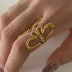 Anillos regulables media flor