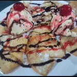 Postre especial del chef