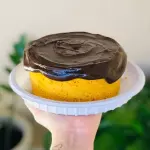 Cenoura com calda de chocolate