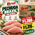PECHUGA BRAZIL SIN HUESO 15KG