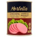 Mortadella de pollo enlatada