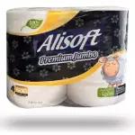 PAPEL SANITARIO ALISOFT NEGRO 600H
