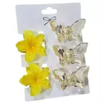 KIT PIRANHA BORBOLETA AMARELA 5X1