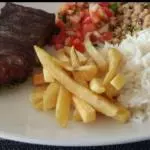 carne do sol com mandioca