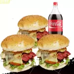 Combo 3 x-Tudo + Coca 2L