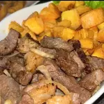 Carne do sol c/ aipim