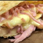 Pastel misto + cajuína
