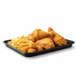 6 presas pollo broaster