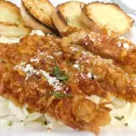 Fetuccini de 4 quesos con pollo