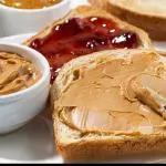 Sandwich con Crema de cacahuate