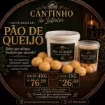 Massa pão de queijo 1kg