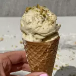 Helado de pistache