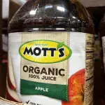 Mott’s Organic Apple juice