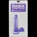 DILDO SILICONA 6″ CON TESTICULOS
