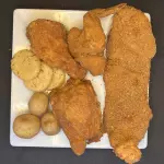 MEDIO POLLO APANADO