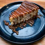 Tarte basca com caramelo de café