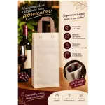 Sacola para 2 Garrafas de Vinho