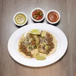 Tacos campechano con queso