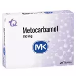 METOCARBAMOL 750MG CAJA POR 20 TABLE