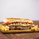 Lomito tres quesos