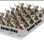 24 Soldados Sovieticos con casco