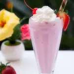 malteada de fresa
