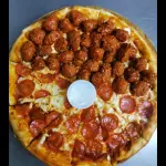 Pizza 1/2 boneless 1/2 peperoni