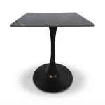 Mesa Tulip de 70x70cm Negro neo