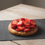 Brigadeiro com morango frescos