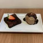 Brownie com sorvete