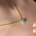 Collar 1 piedra Larimar