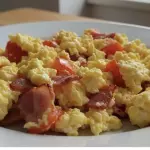 Ovos Mexidos com bacon