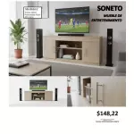 SONETO MUEBLE DE ENTRETENIMIENTO