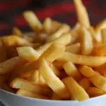 Porção de batata frita
