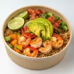 Spicy Shrimp Burrito Bowl