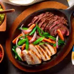 Fajitas de pollo y Res