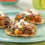 TOSTADA DE PICADILLO