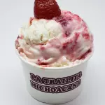 Helado de Yogurt con Fresa