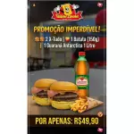 2X-tudo+1batata 150g+1L antartica