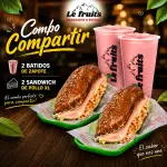 Combo 2X zapote 2X sandwich pollo XL