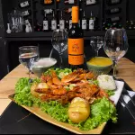 Churrasco de camarão
