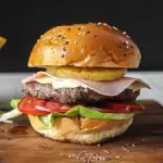 HAMBURGUESA HAWAIANA