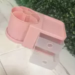 Porta Pincel Premium Rosa Gira*360
