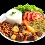 Picadinho Carne c/ legumes e Salada