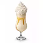 Cappuccino gelado com chantilly